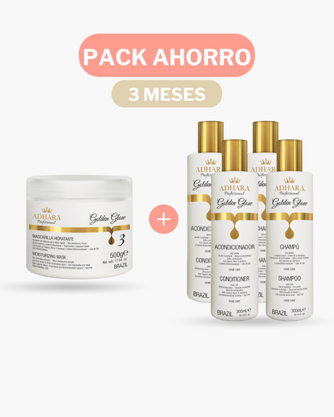 Pack Ahorro Chao Frizz, Hidratación, con Extra Brillo y Sedosidad (3 Meses)