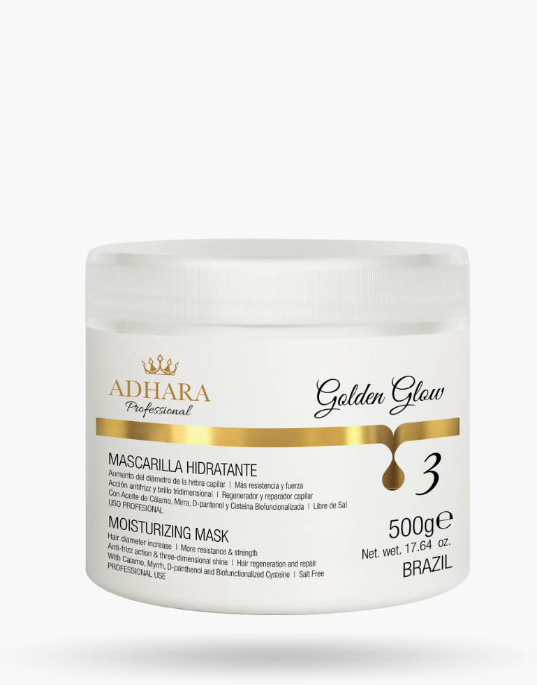 Máscara Hidratante Golden Glow 500 g