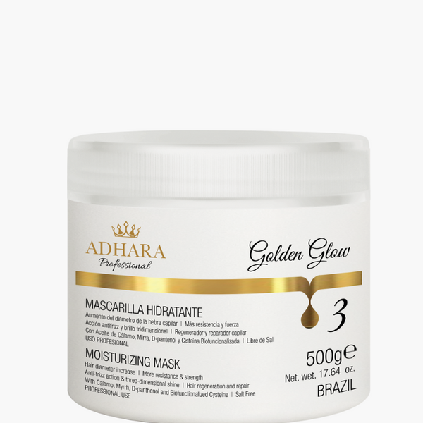 Máscara Hidratante Golden Glow 500 g