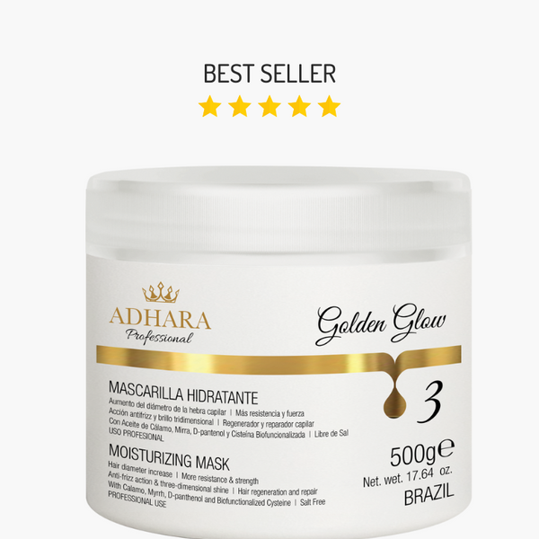 Máscara Hidratante Golden Glow 500 g