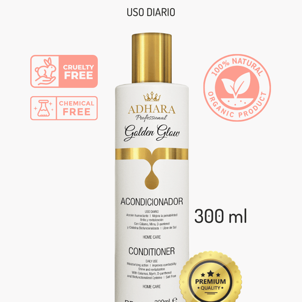 Kit Shampoo + Acondicionador Golden Glow 300 ML