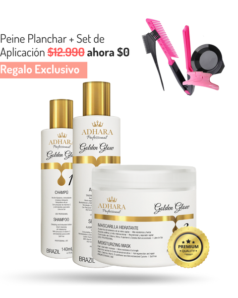 Kit Alisado en Casa Premium + Peine Planchado y Set (Regalo)