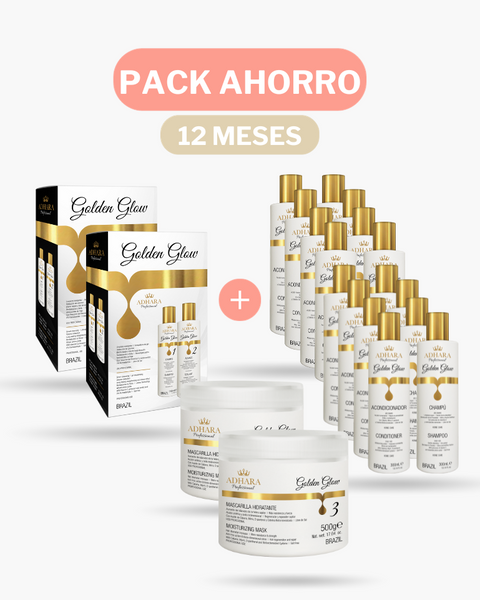 Pack Ahorro Alisado, Libre de Frizz, Hidratación, Extra Brillo y Sedosidad (12 meses)