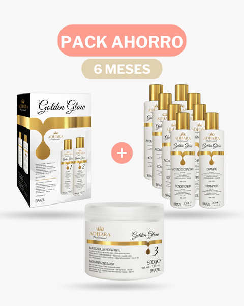 Pack Ahorro Alisado, Libre de Frizz, Hidratación, con Extra Brillo y Sedosidad 6 Meses