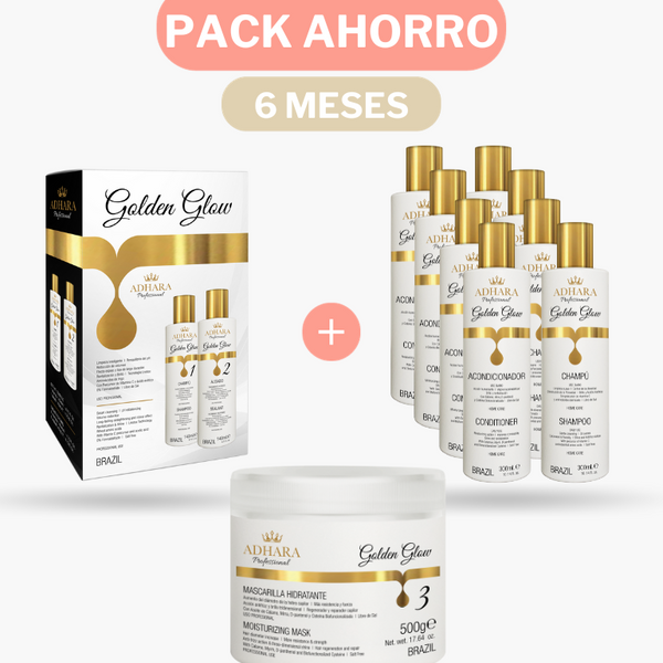 Pack Ahorro Alisado, Libre de Frizz, Hidratación, con Extra Brillo y Sedosidad 6 Meses