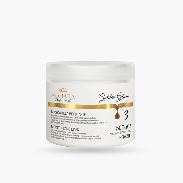 Máscara Hidratante Golden Glow 500 g